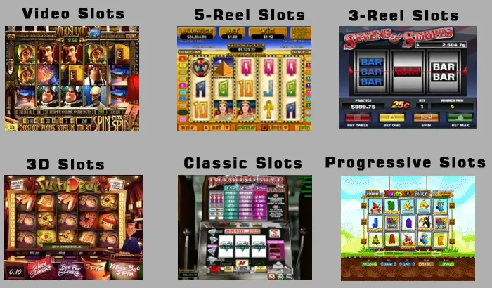 slots games এর প্রকার